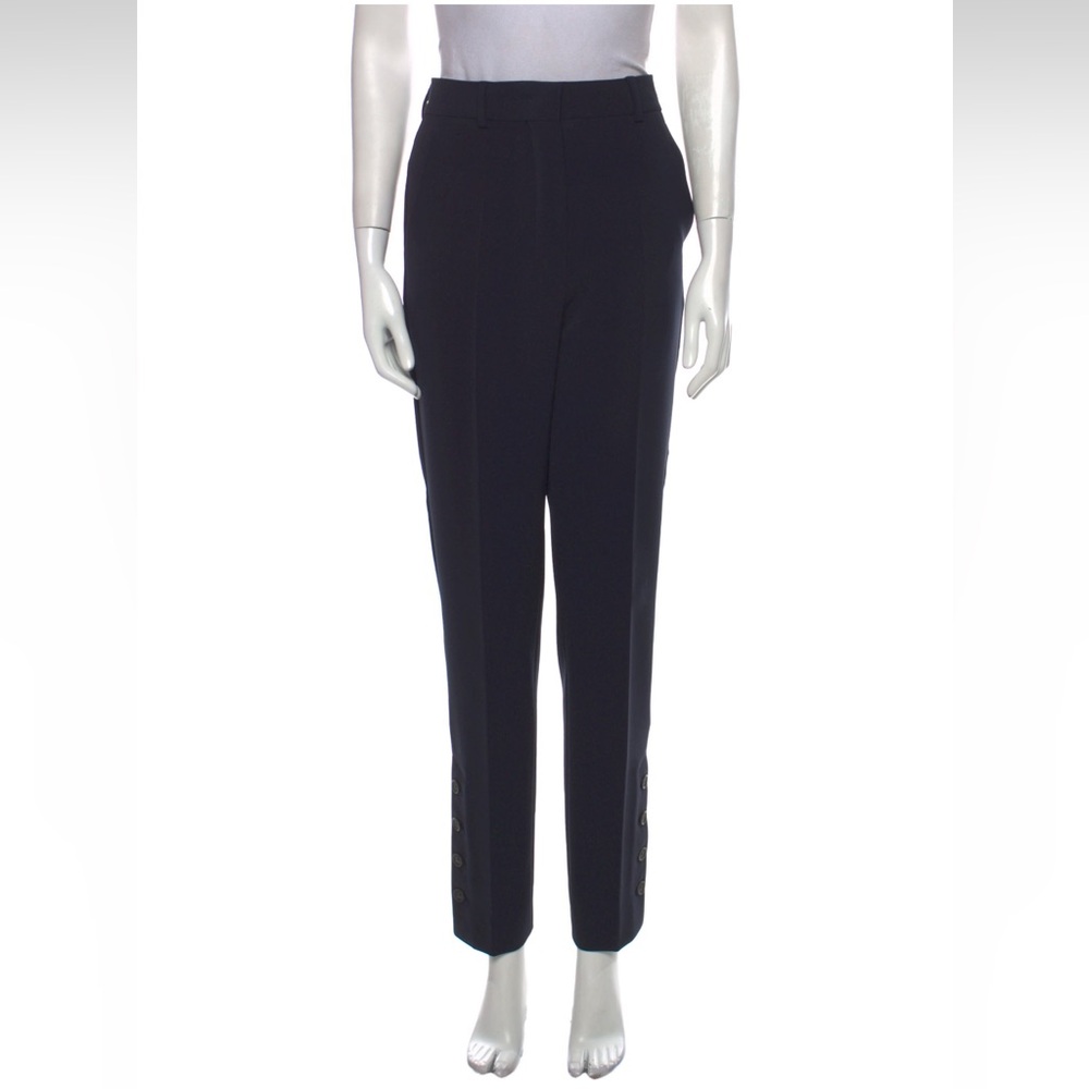 Like New | Sport Max High Waist Skinny Dress Pant in Navy, Size 6